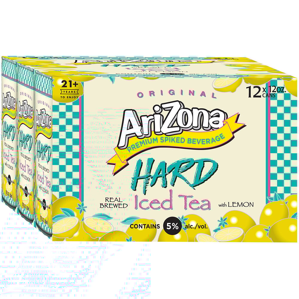 AriZona Hard Iced Tea Lemon 12 pack of 12 oz Can - Main Image