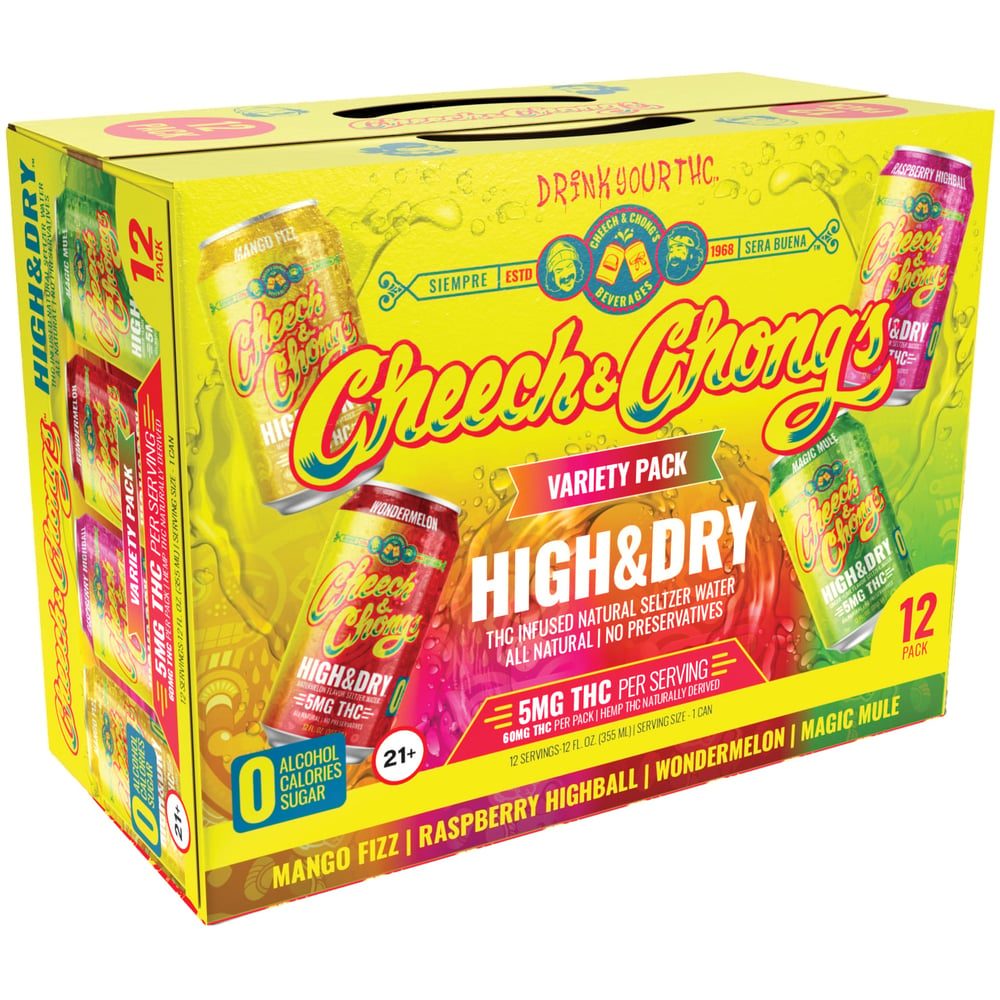Cheech and Chong THC Seltzer Variety 5MG