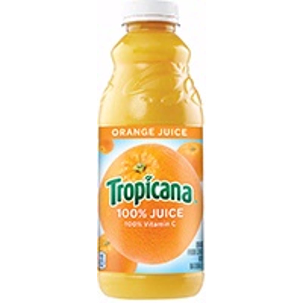 Tropicana Orange Juice 32 oz Plastic