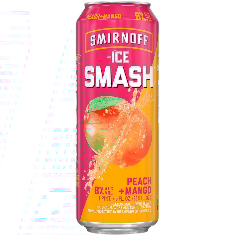 Smirnoff Ice Smash Peach Mango oz Can
