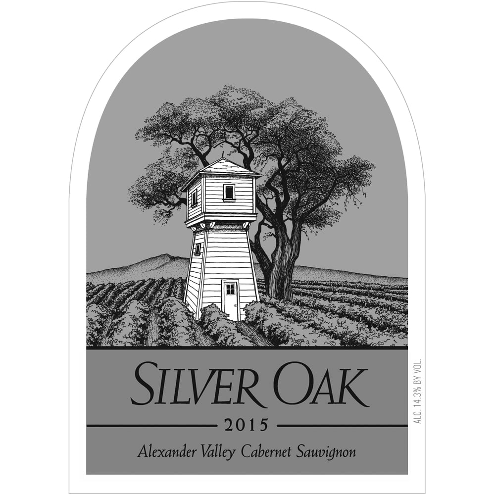 Silver Oak Cabernet Sauvignon Alexander Valley 2015 L Bottle