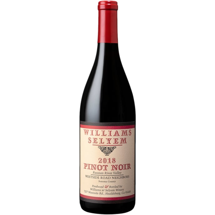 Williams Selyem Pinot Noir Westside Road Neighbors 2018