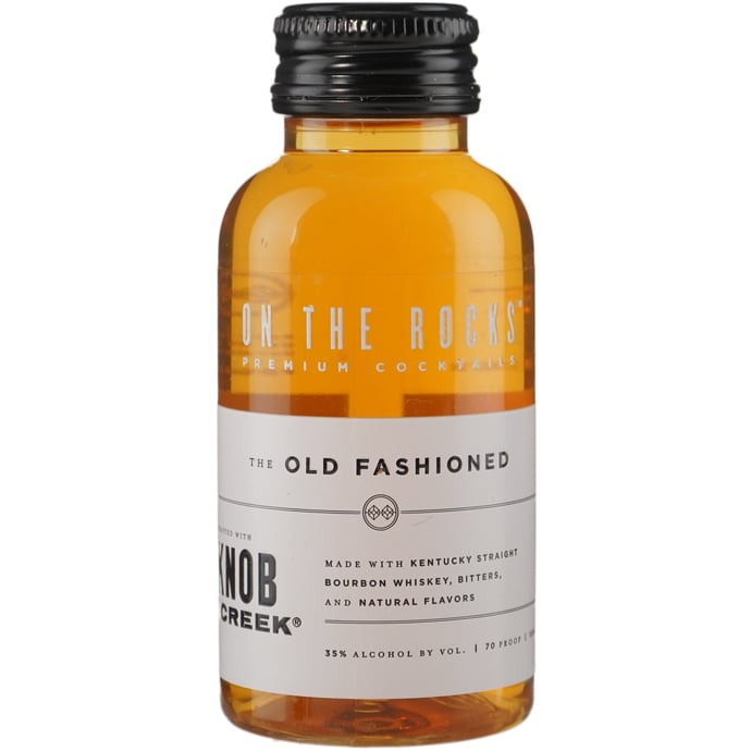 On The Rocks Premium Cocktails The Old Fashioned Made With Knob Creek Bourbon