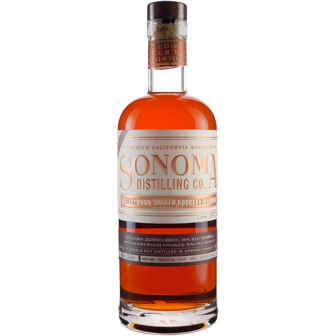 Sonoma Distilling Company Cherrywood Smoked Bourbon Whiskey