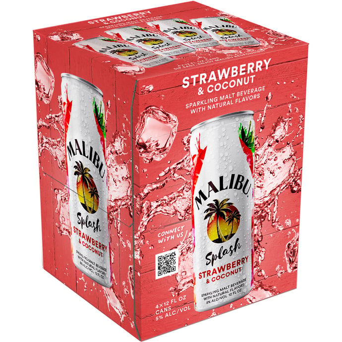 Malibu Splash Strawberry and Coconut