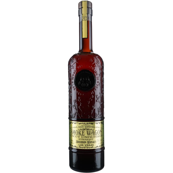 Nevada Distilling Smoke Wagon Uncut Unfiltered Straight Bourbon