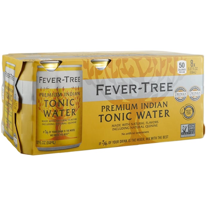 Fever Tree Tonic Water 8 Pack Cans