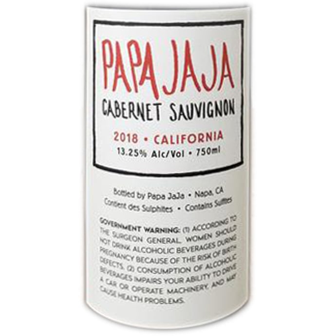 Papa Ja Ja Cabernet Sauvignon Natural 2018