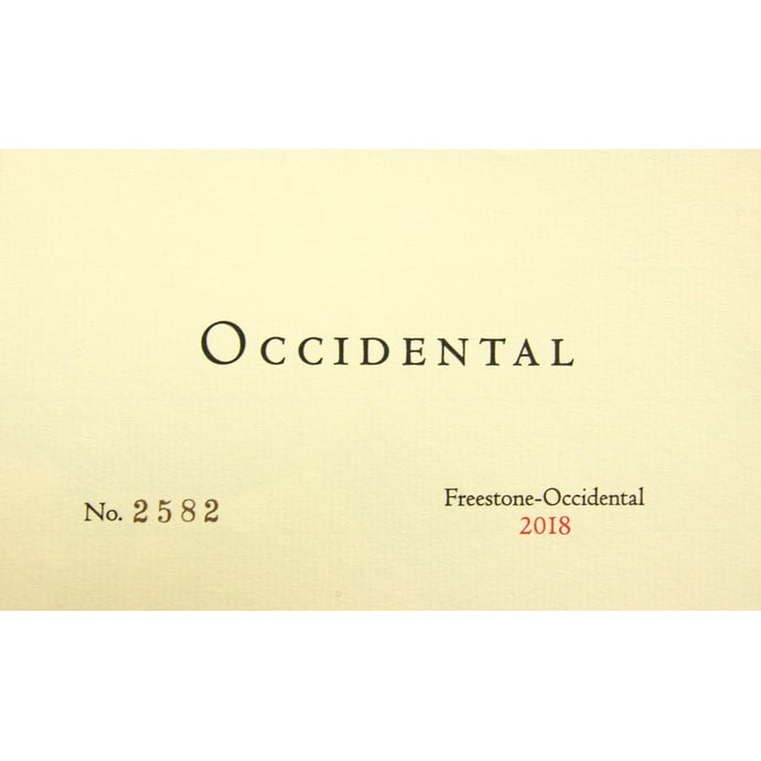Occidental Pinot Noir Freestone Occidental 2018
