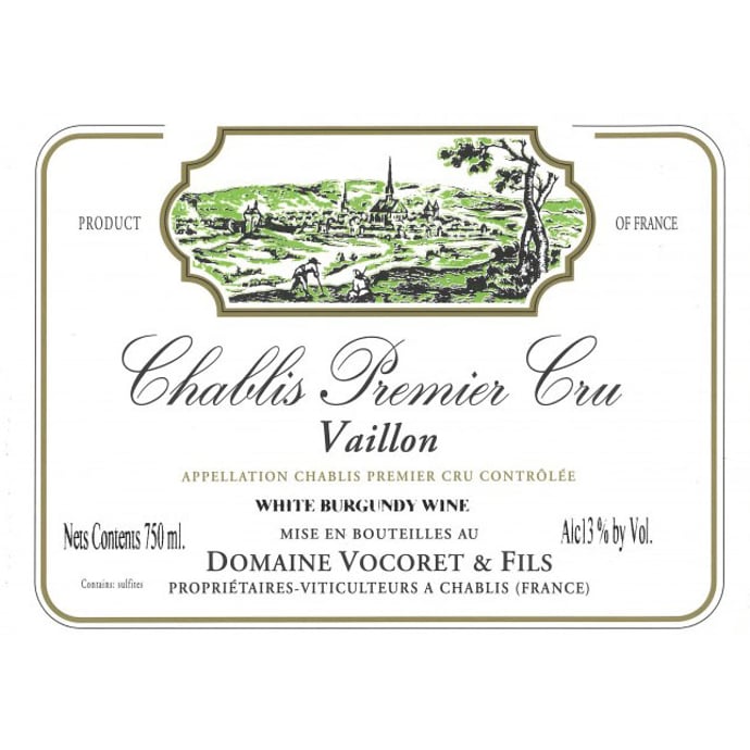 Domaine Vocoret et Fils Chablis Vaillons 2018