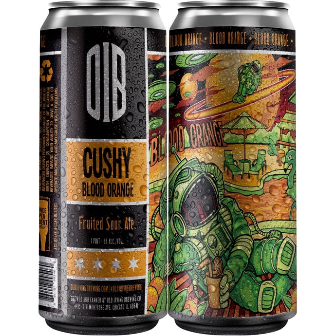 Old Irving Cushy Blood Orange