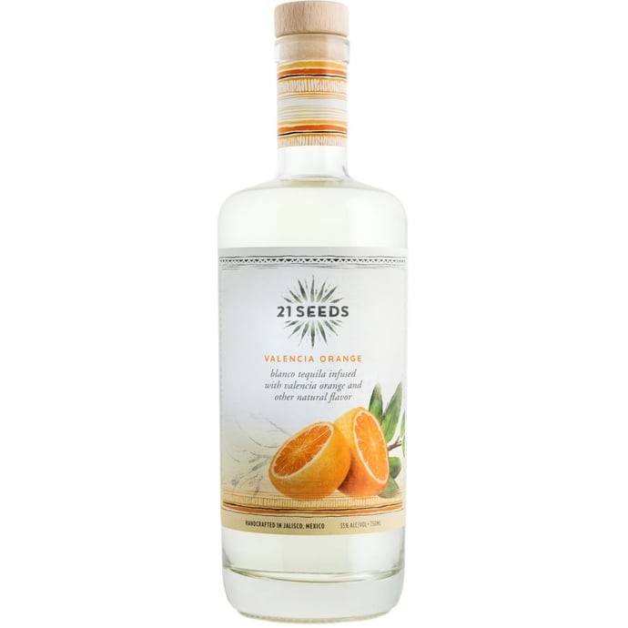 21 Seeds Tequila Valencia Orange Infused Blanco
