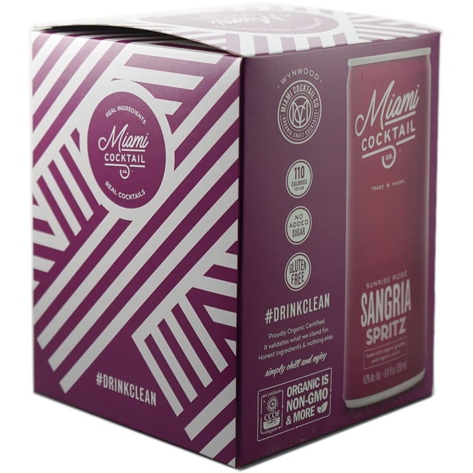 Miami Cocktails Sangria Spritz 4pk Cans