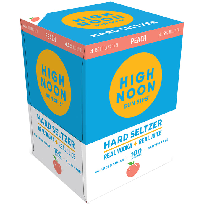 High Noon Vodka & Soda Peach