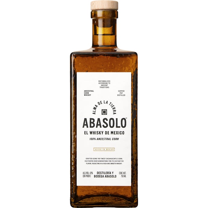 Abasolo el Whisky de Mexico 100% Ancestral Corn