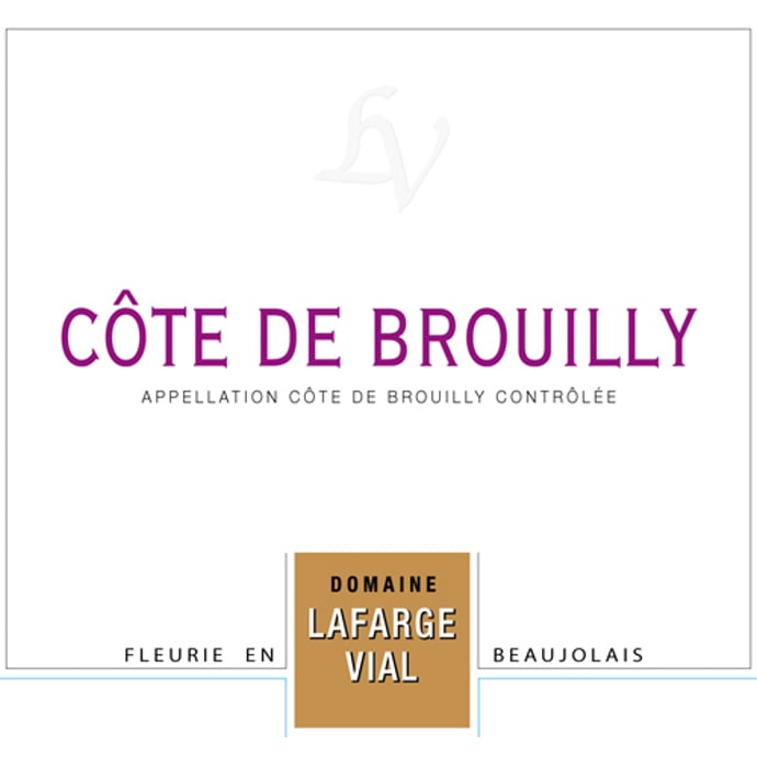 Domaine Lafarge Vial Cote de Brouilly 2018