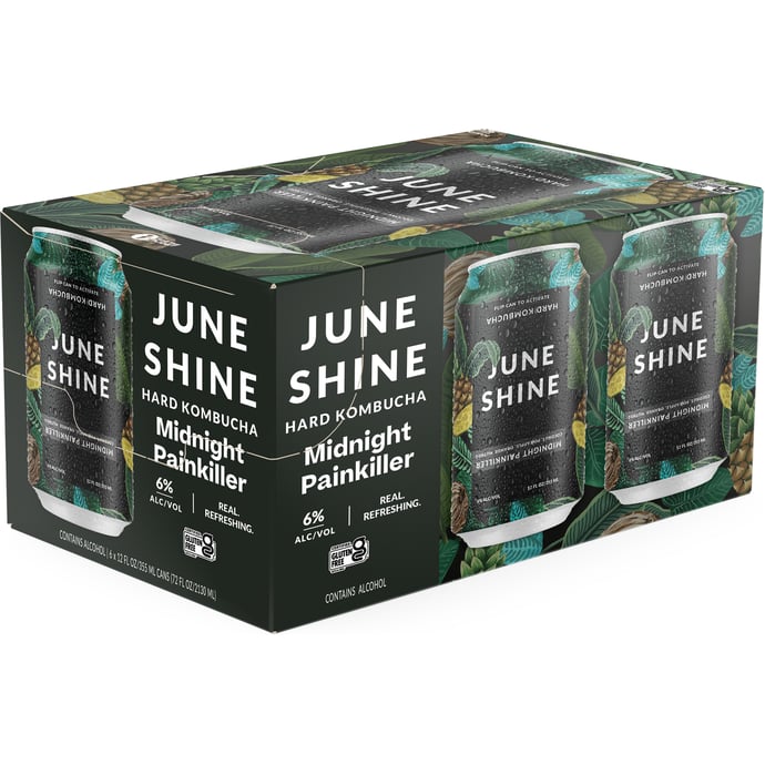 June Shine Midnight Painkiller Hard Kombucha