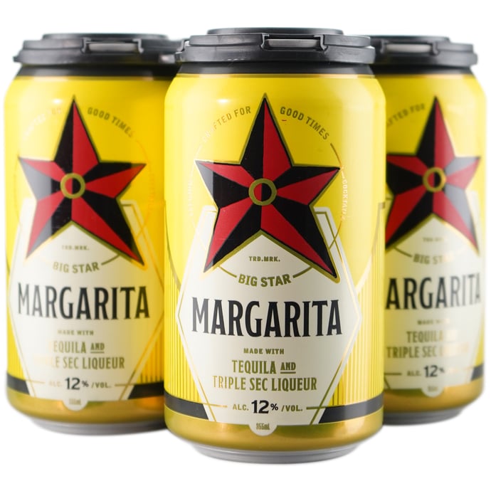Big Star Margarita 4 Pack Cans