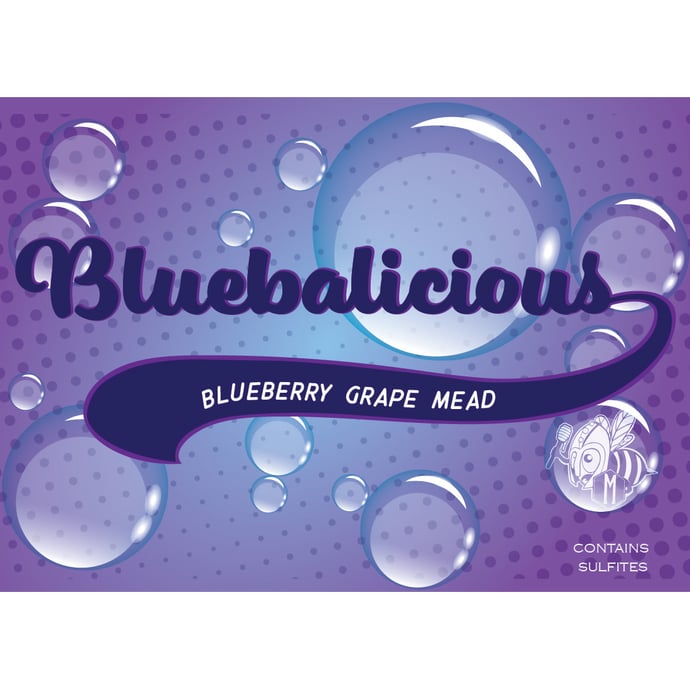 Misbeehavin' Meads Bluebalicious Half Bottle