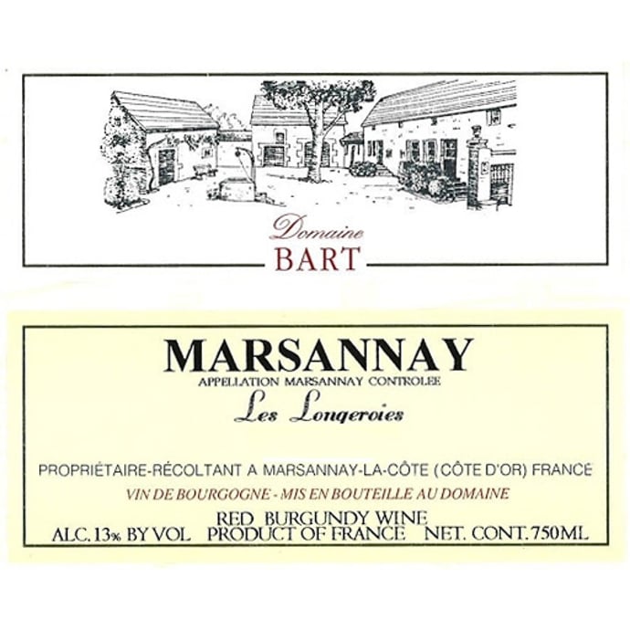 Domaine Bart Marsannay Les Longeroies 2018