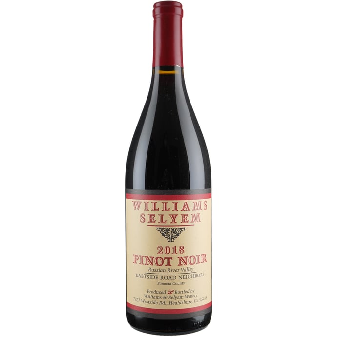 Williams Selyem Pinot Noir Eastside Road Neighbors 2018