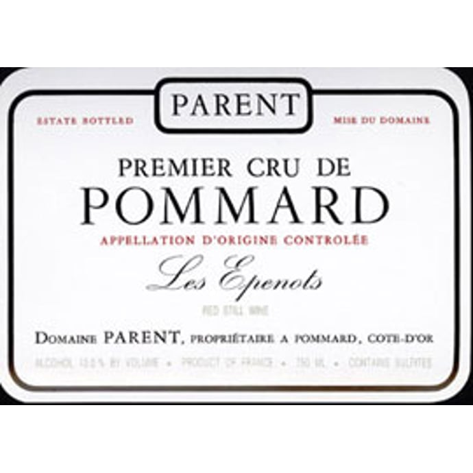 Domaine Anne Parent Pommard Les Epenots 2018