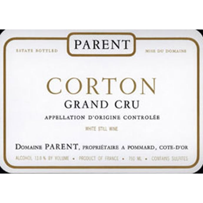Domaine Parent Corton Blanc Grand Cru 2017