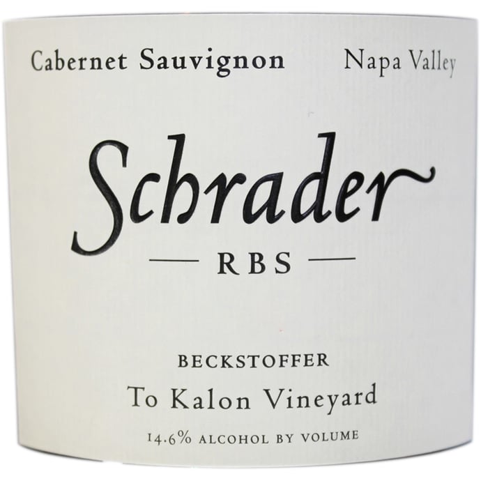 Schrader Cellars Cabernet Sauvignon RBS Beckstoffer To Kalon Vineyard 2017
