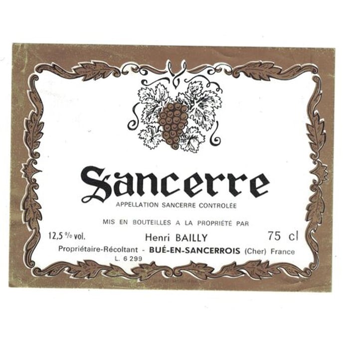 Henri Bailly Sancerre 2018