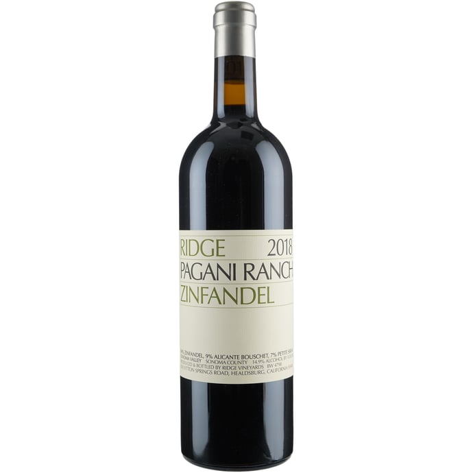 Ridge Pagani Ranch Zinfandel 2018