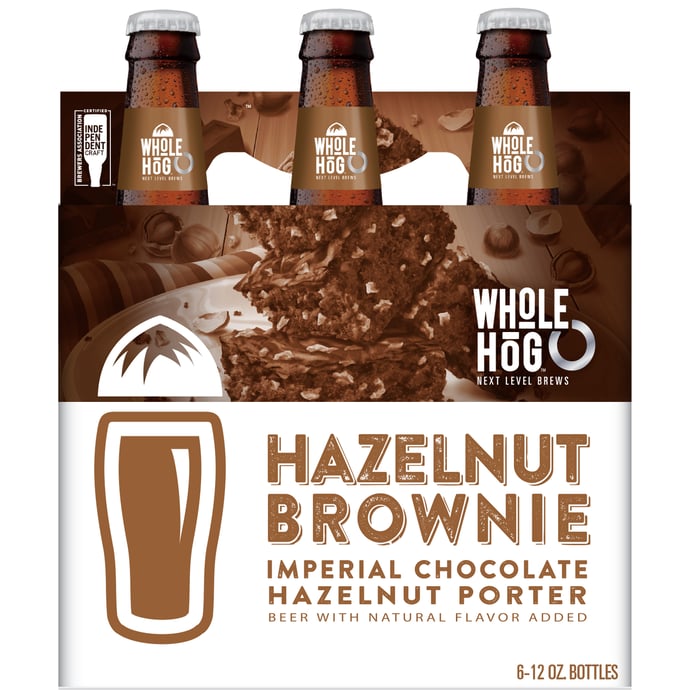 Whole Hog Hazelnut Brownie