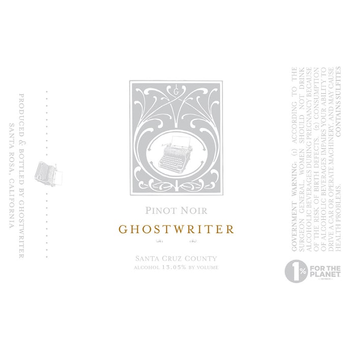 Ghostwriter Pinot Noir 2018
