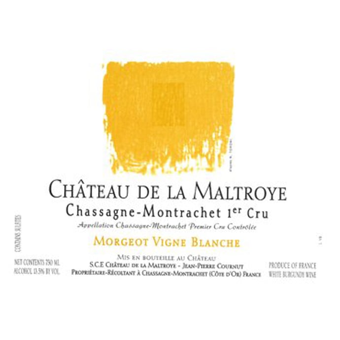 Chateau de la Maltroye Chassagne Montrachet Morgeot Vignes Blanches 2017