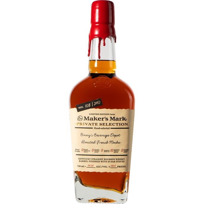 Maker's Mark Private Select Roasted French Mocha Single Stave Barrel