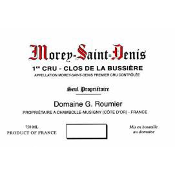 Domaine Georges Roumier Morey Saint Denis Clos de la Bussiere 2017