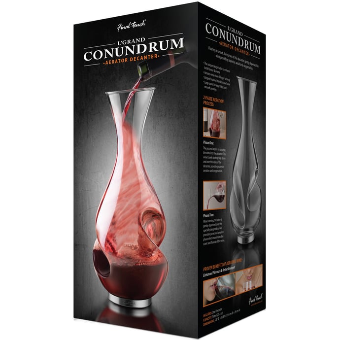 L'Grand Conundrum Decanter 750mL Capacity