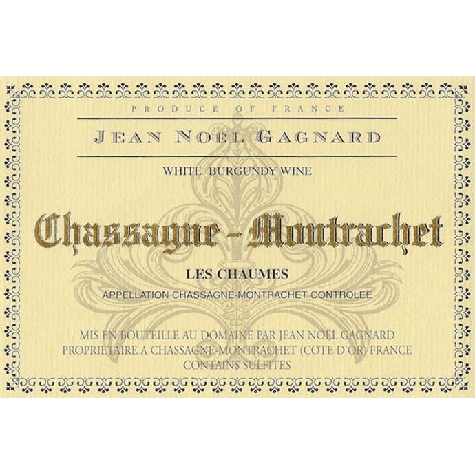 Jean Noel Gagnard Chassagne Montrachet Les Chaumes 2018