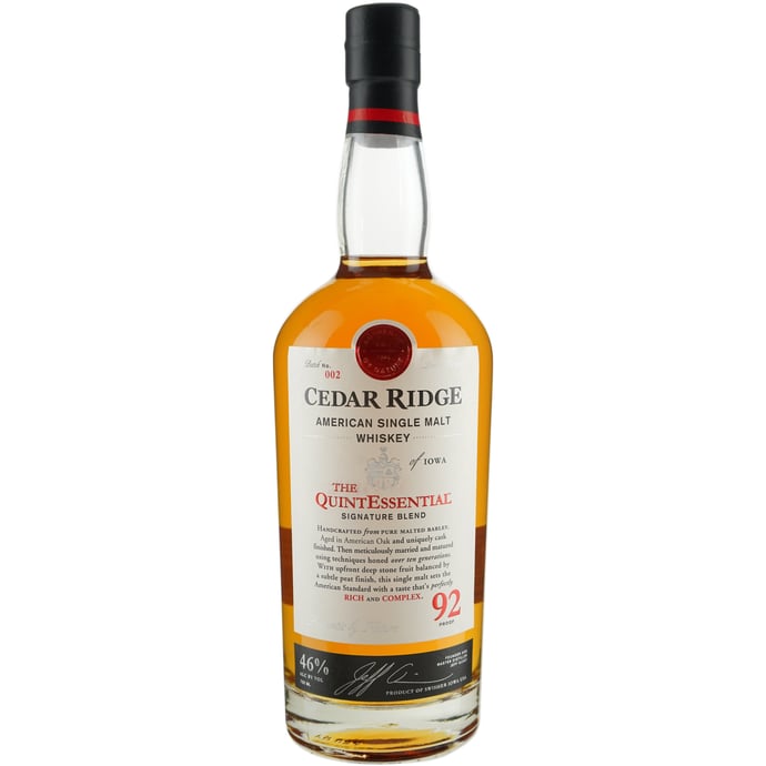 Cedar Ridge The QuintEssential Siganture Blend American Single Malt