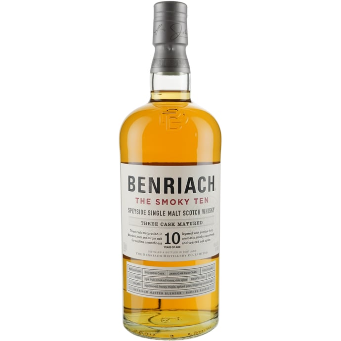 BenRiach The Smoky Ten 10 year old Peated Speyside Single Malt