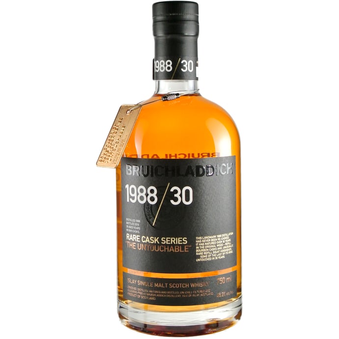 Bruichladdich 1988/30 Rare Cask Series From Refil Bourbon and Hogshead