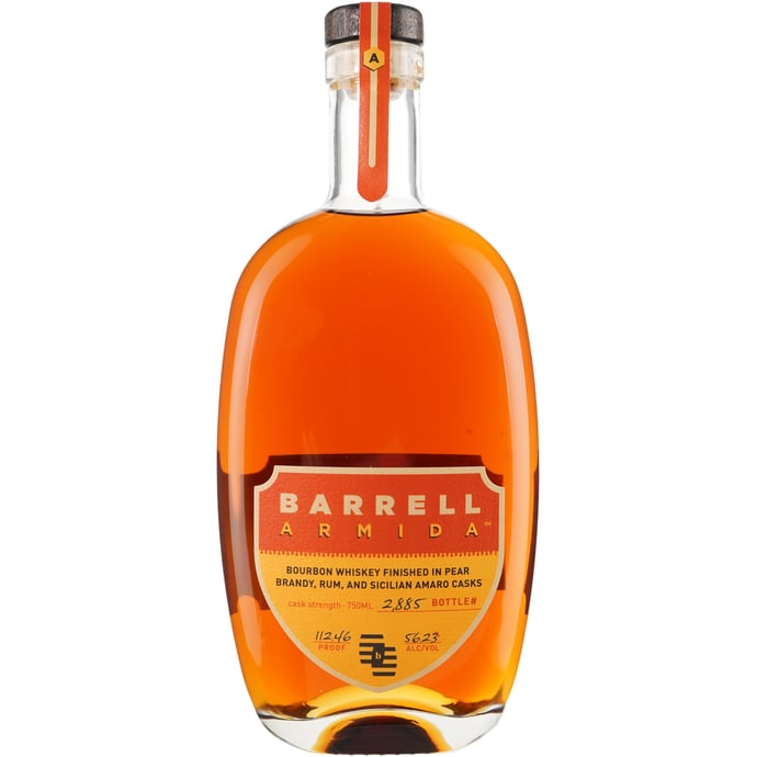 Barrell Craft Spirits Armida Bourbon Finished in Pear Brandy Rum and Sicilian Amaro Casks