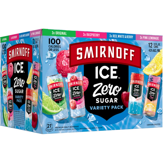 Smirnoff Ice Zero Sugar Variety Pack