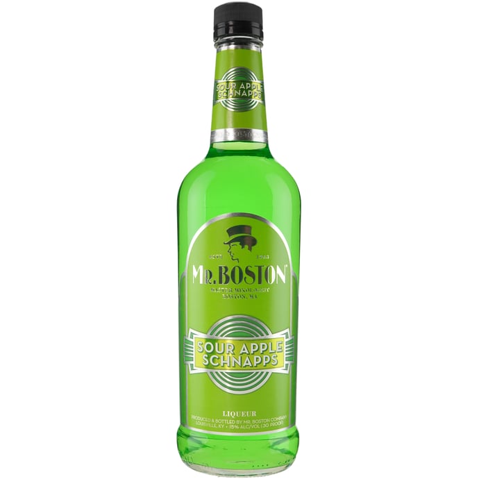 Mr Boston Sour Apple Schnaaps