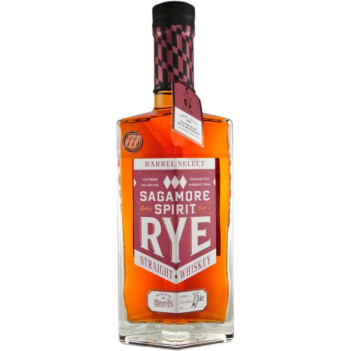 Sagamore Spirit Barrel Select Rye Single Barrel # 42 Binny's Handpicked