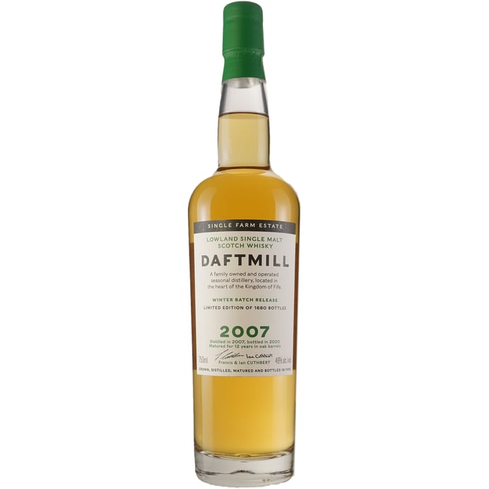 Daftmill 12 year old Lowland Malt Second US Release 2007