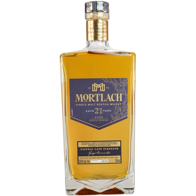 Mortlach 21 year old Natural Cask Strength Special Release 2020