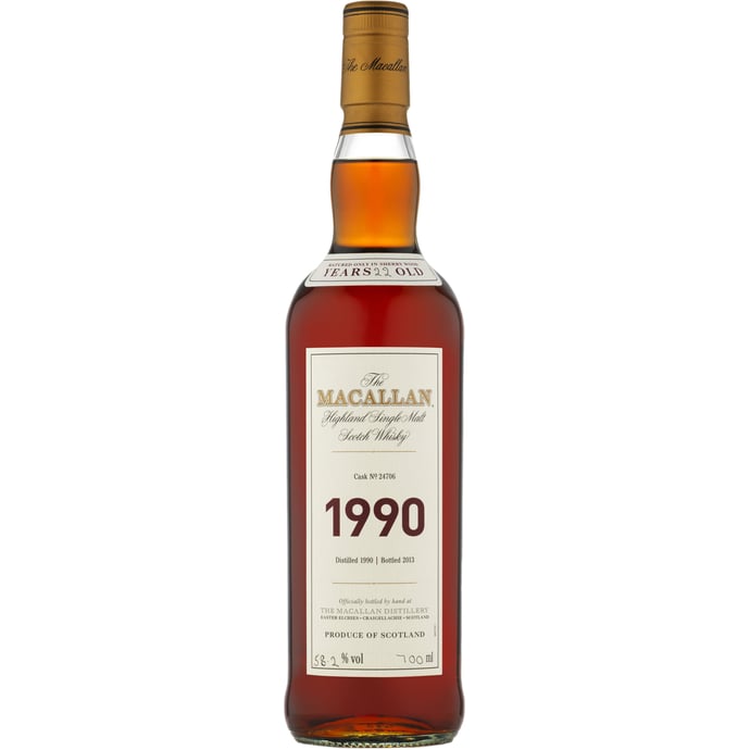 Macallan Fine & Rare Cask # 24706 2020 Release 1990