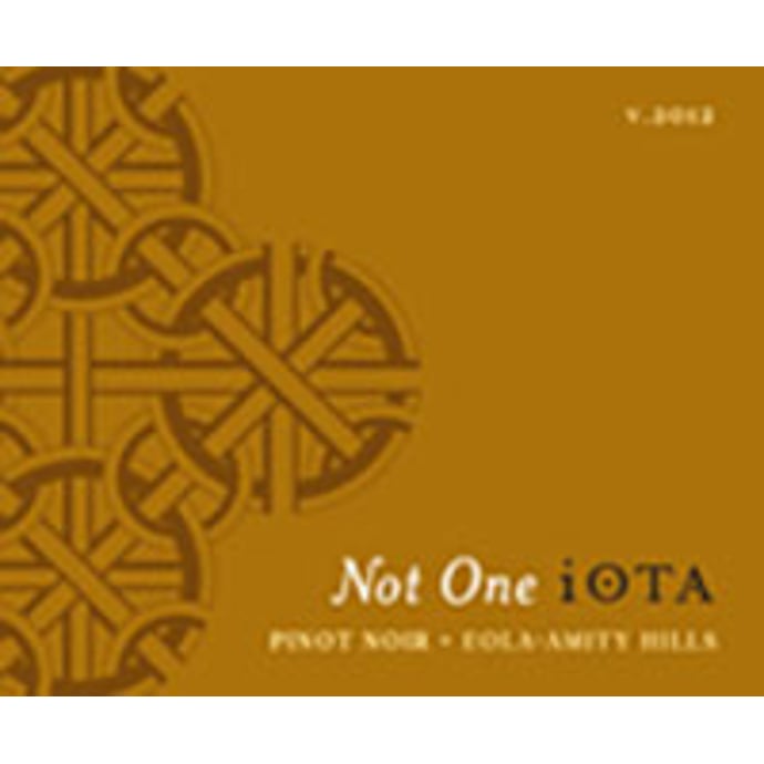 iOta Cellars Not One Pinot Noir Eola Amity Hills 2016