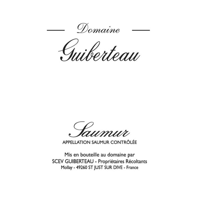Domaine Guiberteau Saumur Rouge 2019