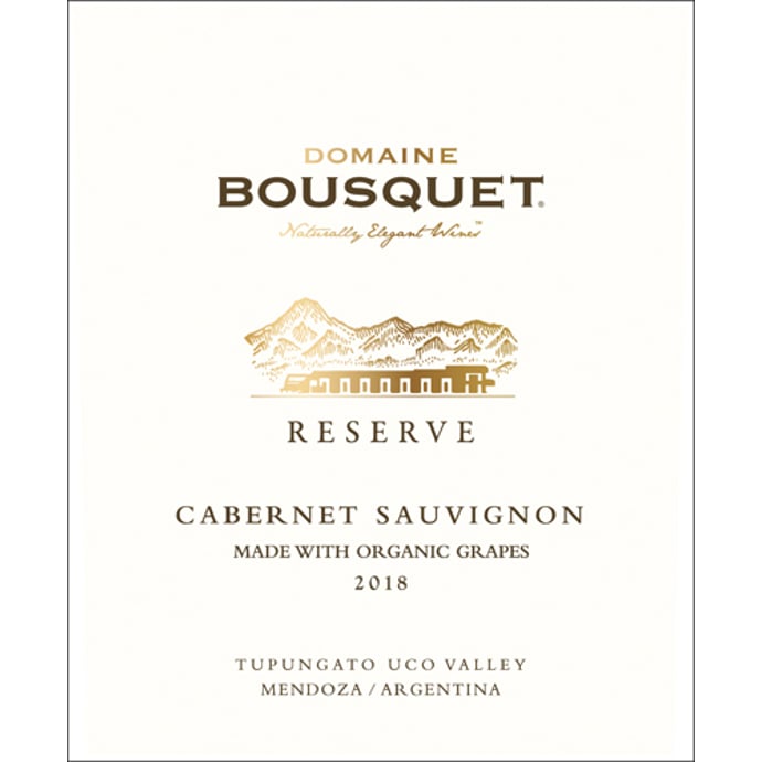 Domaine Jean Bousquet Cabernet Sauvignon Tupungato Reserve 2018